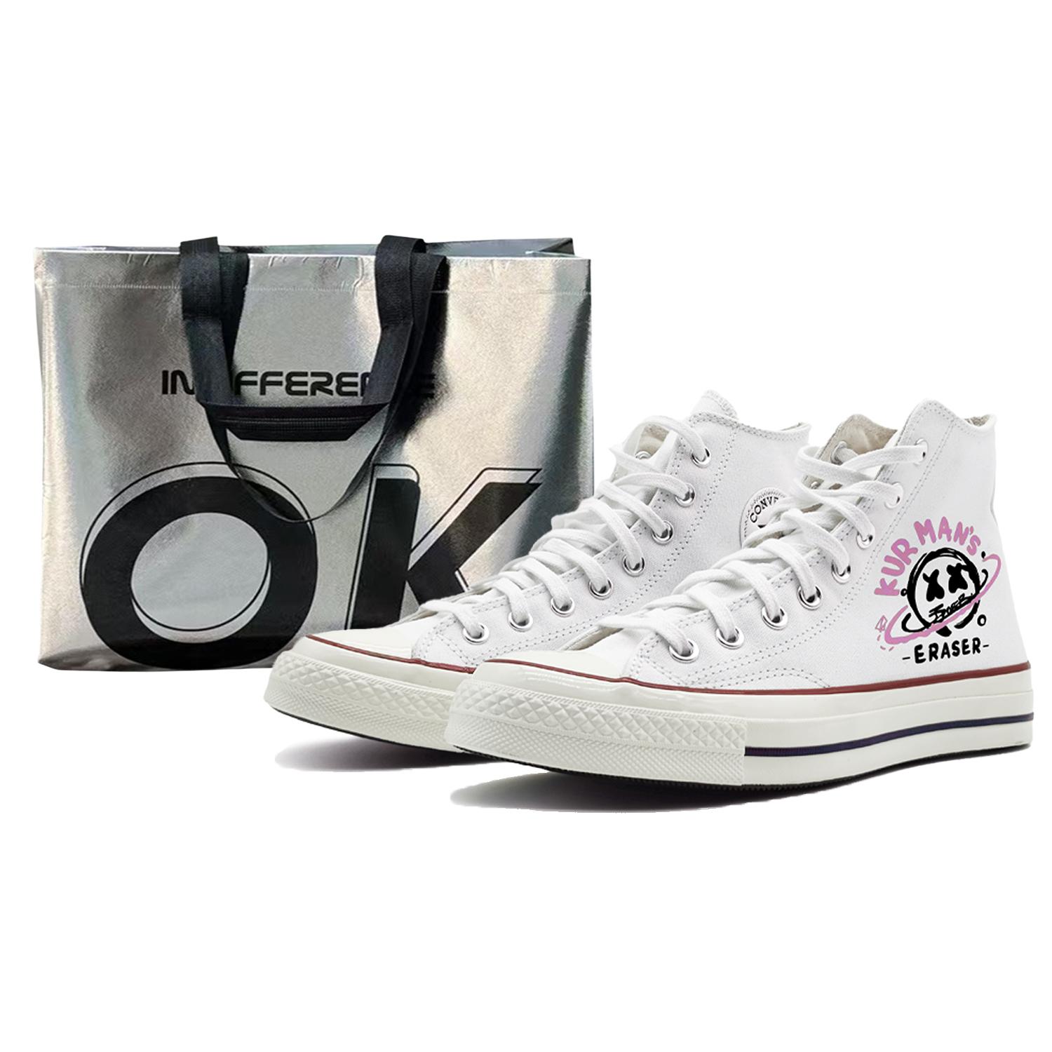 

Converse 1970s Chuck Taylor High top Canvas Shoes Unisex Pink White 162056C(Team131-S) 35