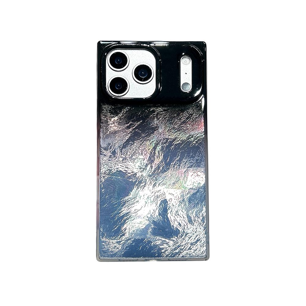 Gradient Color Camlet Pattern Phone Case For iPhone 17 16 15 14 Pro Max Shockproof Soft TPU Back Cover