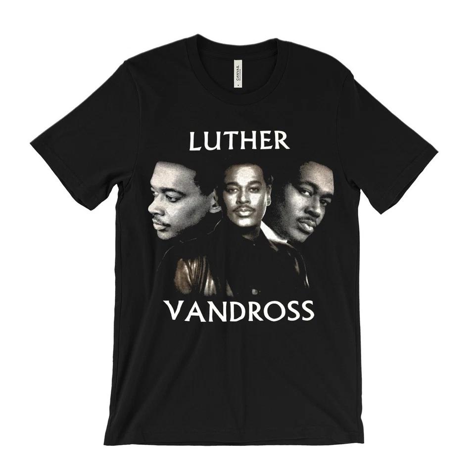 Luther Vandross T-shirt - R&B, soul, quiet storm, Never Too Much, Here and Now S