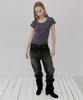 Lekim Lwe Eyelet T-Shirt (Charcoal)