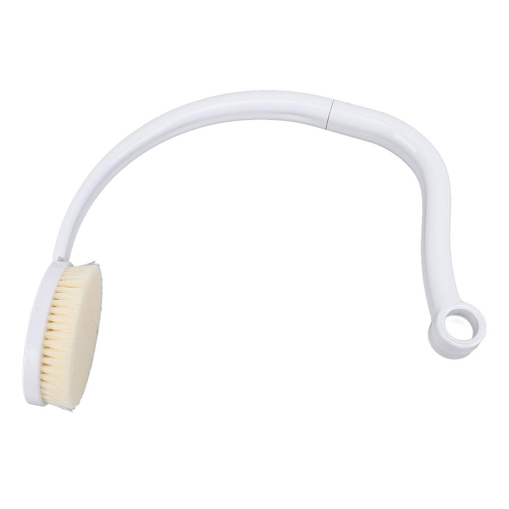 U Shape Bath Brush Detachable Long Handle Hangable Body U Shaped Scrubber for Limited Arm Movement D