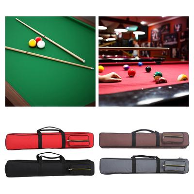 8 Holes Billiards Pool Cue Case Pool Cue Carry Bag Protective with Carrying Strap Wear Resistant Billiard Sticks Carrying Case