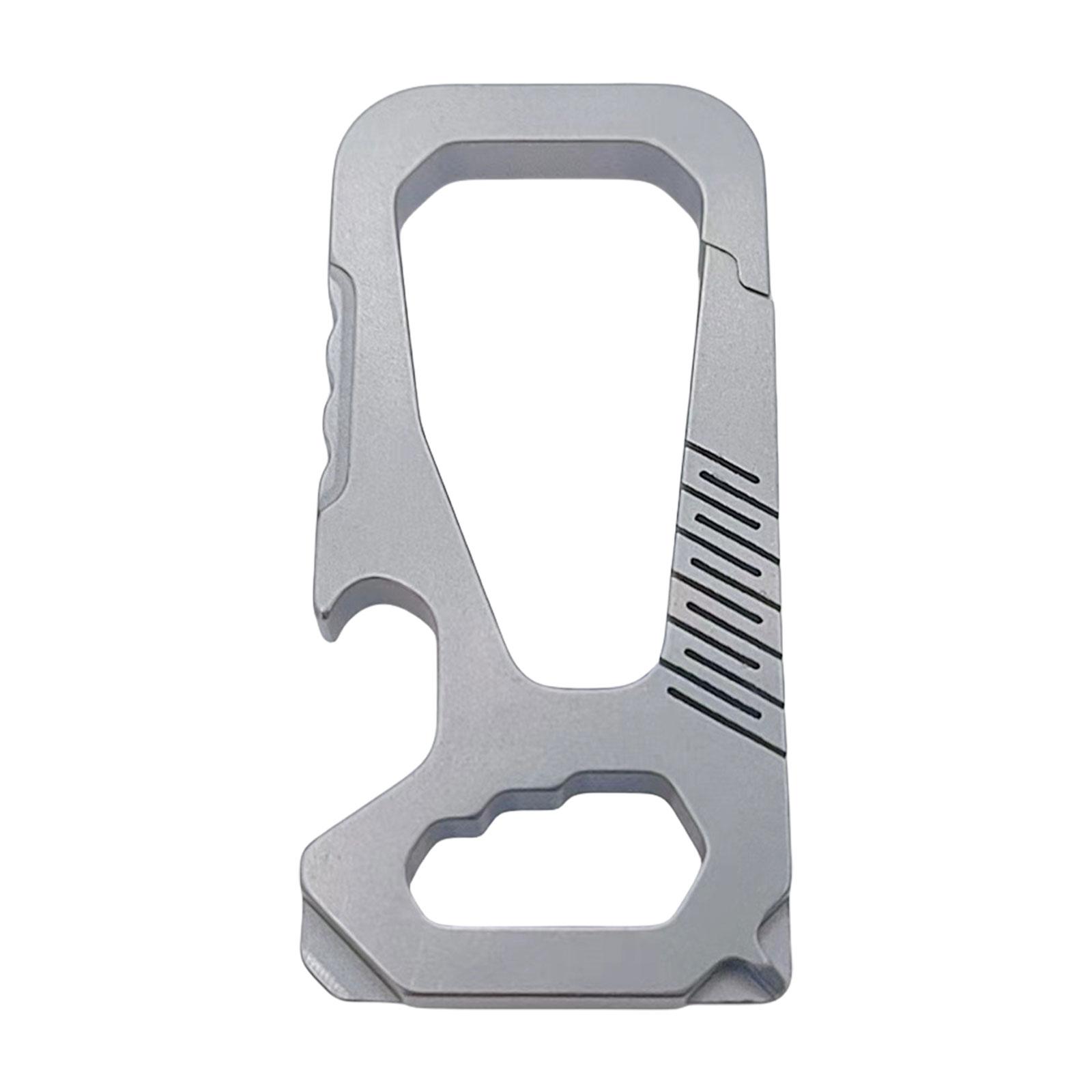 Titaniums Alloy Keychain Clip Hanging Buckle Keyring Holder Keychain Buckle Waist Suspending Buckle Key Chain Key Buckle 1