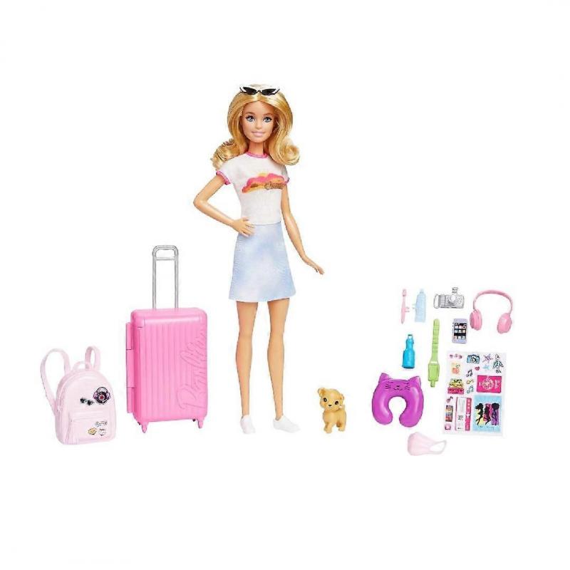 Barbie Doll and Accessories, ?Malibu? Travel Set