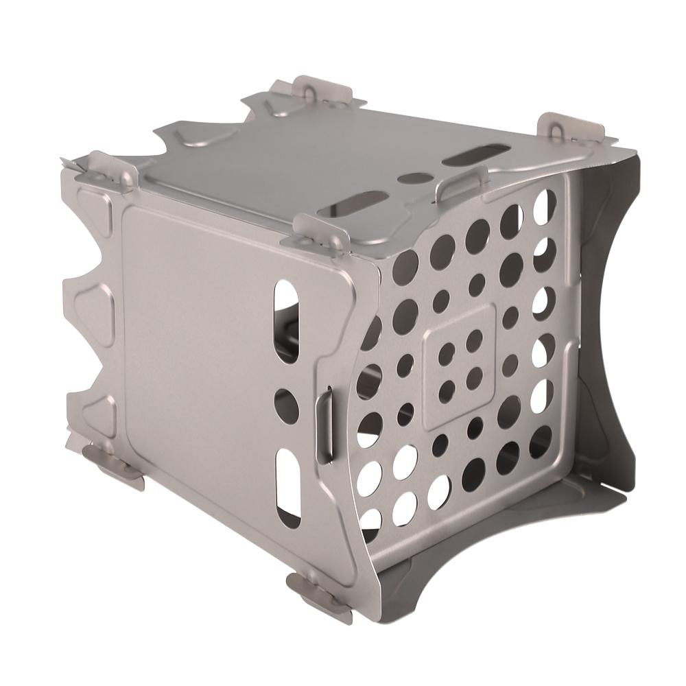 Lixada Кемпинг Титановая дровяная печь Портативная складная дровяная походная печь — фото 3