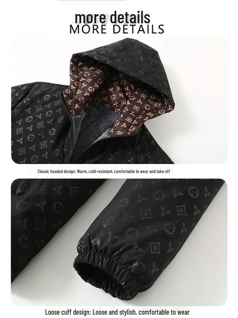 Europejska Modna Męska Kurtka Jacquard w Kratę ze Stójką - Koreański Styl Wiosenno-Jesienny Casualowy Top