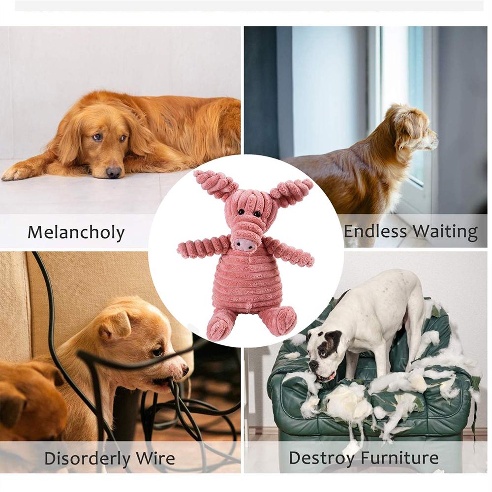 Niedliches Plüsch-Hundespielzeug | Weiches Quietschespielzeug Für Hunde