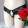 Men's Open Crotch Lace Thong - Sexy Transparent T-Pants for Maximum Temptation