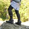 GOTSURI Fishing Shoes with Spiked Soles and Heather High Grip High-Top Laces, Black, (Black Heather, 27-Point Measurement, 0-Centrimeter)