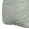 Back Cushion Light Grey 45 X 20 X 35 Cm Cord Fabric