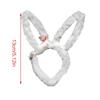 Glowing Plush Bunny Headband Light Up Easter Headband Led Bunny Headband Luminous Led Headband Led Rabbit Headband  White