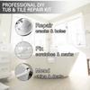 Ceramic Repair Paste Tub Tile Shower Repair Kit AB Glue White Porcelain Cracks Chip Porcelain Washbasin Bathtub Tile Adhesive