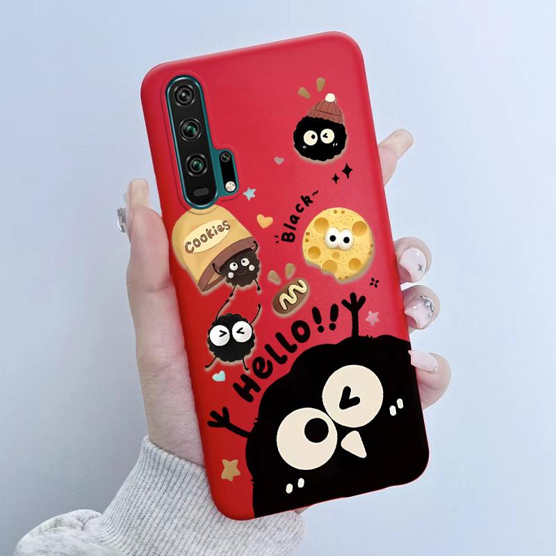 For Honor 20 Pro Case Honor20 Pro Back Soft TPU Silicone Cover Cute Cartoon Panda Phone Case For Huawei Honor 20 Pro Coque Funda