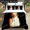 Set Biancheria da Letto in Poliestere con Stampa Digitale Anime di Moda Giapponese per Ragazzi e Ragazze, Set Biancheria da Letto per Giovani, Regalo per Coppie