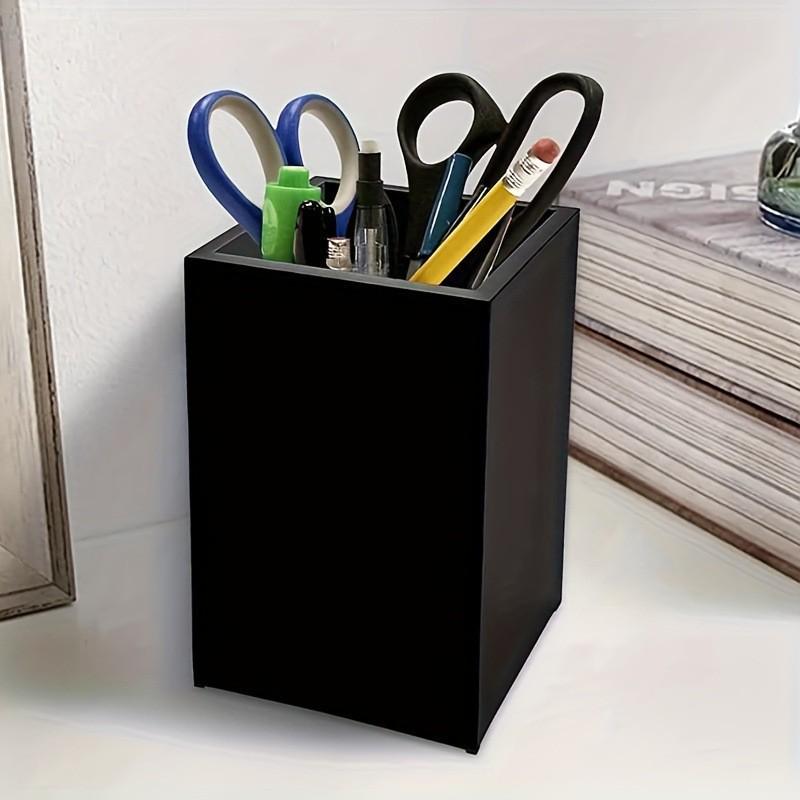 Akrilik Kalem ve Makyaj Fırçası Tutucu - Çok Renkli Masaüstü Saklama Tüpü