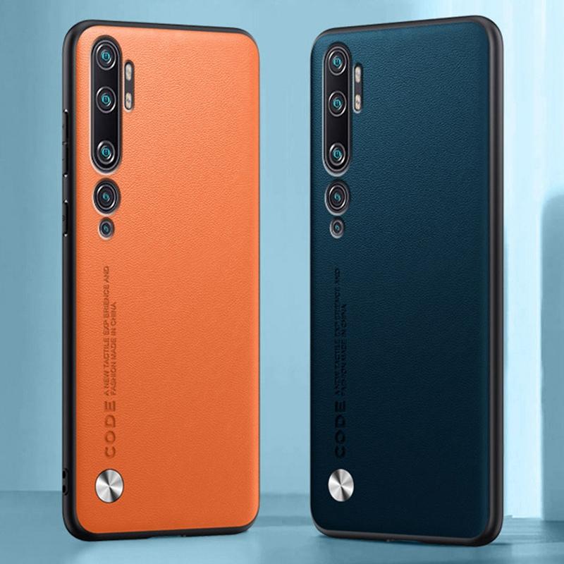 Luxus PU Ledertasche Für Xiaomi Mi Hinweis 10 Pro Note10 Zurück Abdeckung Matte Silikon Schutz Telefon Fall Für Xiaomi mi CC9 Pro