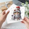 6PCS DIY Animal Pattern Diamond Art Greeting Cards Diamond Art Handmade Cards for Christmas Birthdays Thanksgiving and Holidays