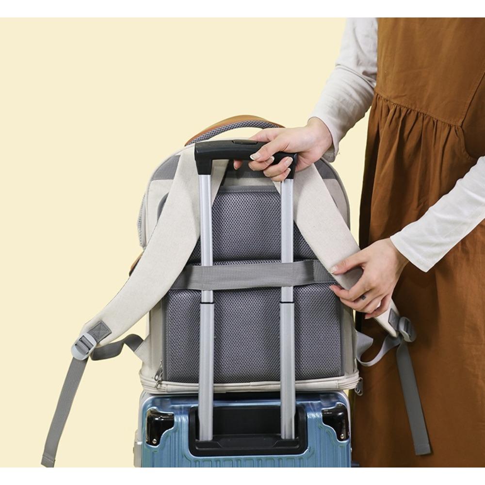 Expandable Cat Carrier Backpack Mesh Breathable Foldable Travel Bag for Cats Small Dogs Transporte Pet Cat Cage