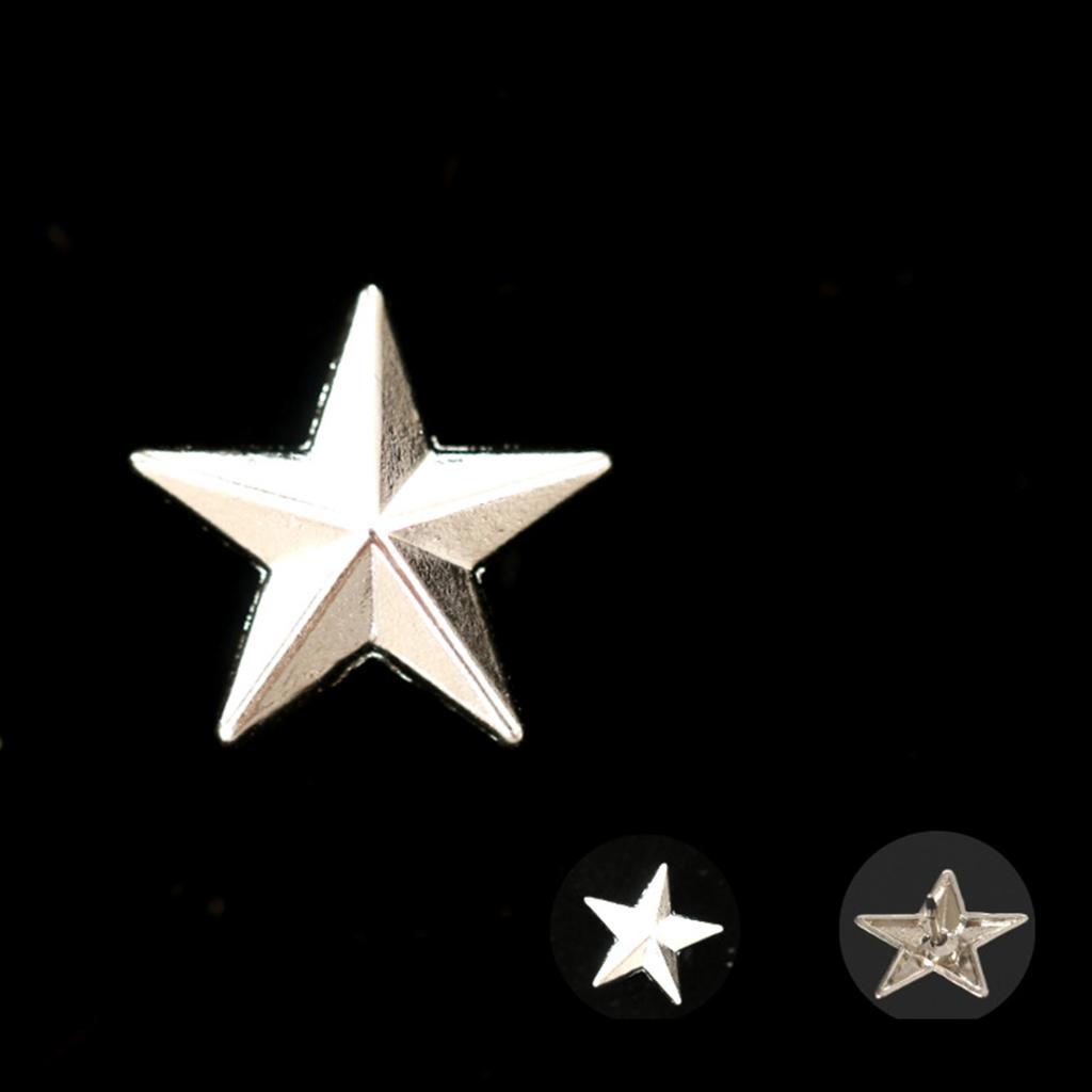 12 Stück Goldfarbene Stern-Anstecknadel Pentagramm-Anstecknadel Anker Stern Planet Anstecknadel für Party- und Geschäftskleidung