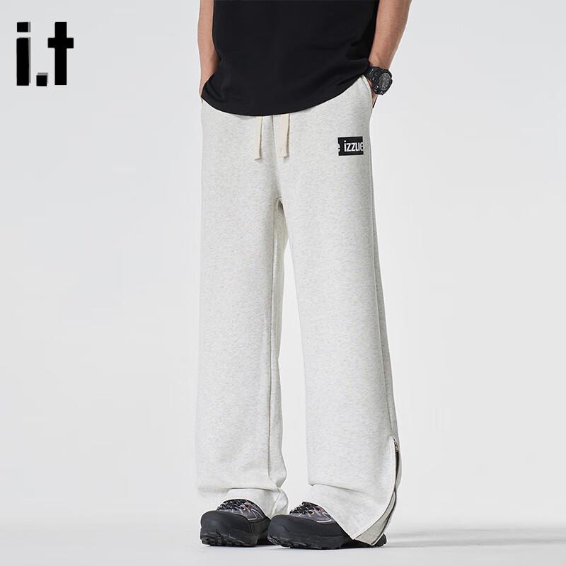 

Izzue Men s Loose Fit Straight-Leg Street Style Sweatpants S