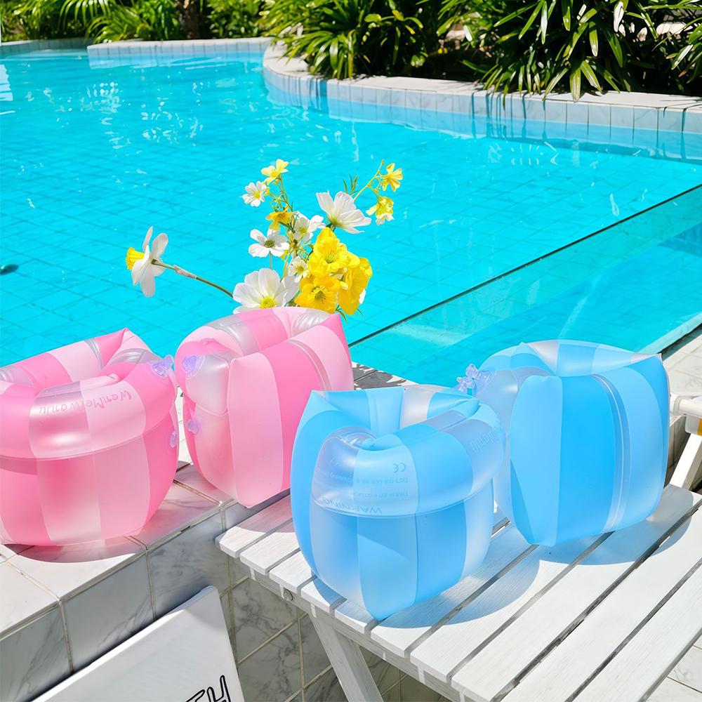 1Pcs Inflatable Pool Float Swim Arm Ring Swim Tube Swim Accessory Summer Water Sports Inflatable Buoyancy Armbands