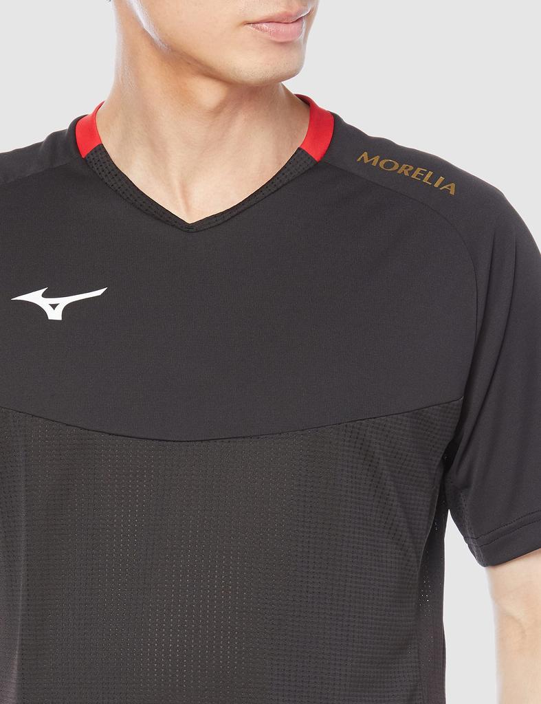 Mizuno Soccer Wear Hybrid Field Shirt P2MA1002 Size L Black,