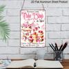 2D Flat, Vintage Aluminum Wall Art Plaque for Cake Shops, Cupcake Towers & Tea Parties - Rustic Kitchen Decor with "Sweetest Little Cake Shop in