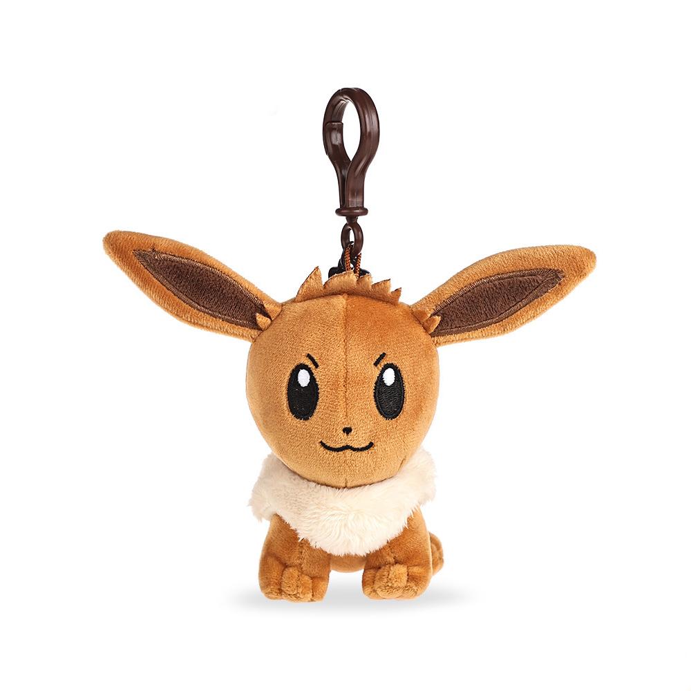 Original Pokemon Plush Keychain Cartoon Toys Pikachu Mew Jigglypuff Squirtle Eevee Snorlax Bulbasaur Doll Kids Kawaii Toy