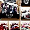 3D Printed Anime Tokyo Ghoul Bedding Set Duvet Cover Kaneki Ken Double Twin Full Queen King Adult Kids Bedclothes Quilt Cover