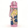 1PC Retro Blonde Pin-up Girl Colorful Print 750ml Portable Sports Water Bottle Leakproof Gym Outdoor Travel Drink Cup