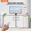 Motorized TV Lift Stroke Length 28 Inches Motorized TV Mount Fit for 26-57 Inch TV Lift with Remote Control Height Adjustable 28 Inch Load Capacity