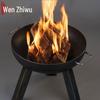 Outdoor Patio Fire Pit with Grill Function