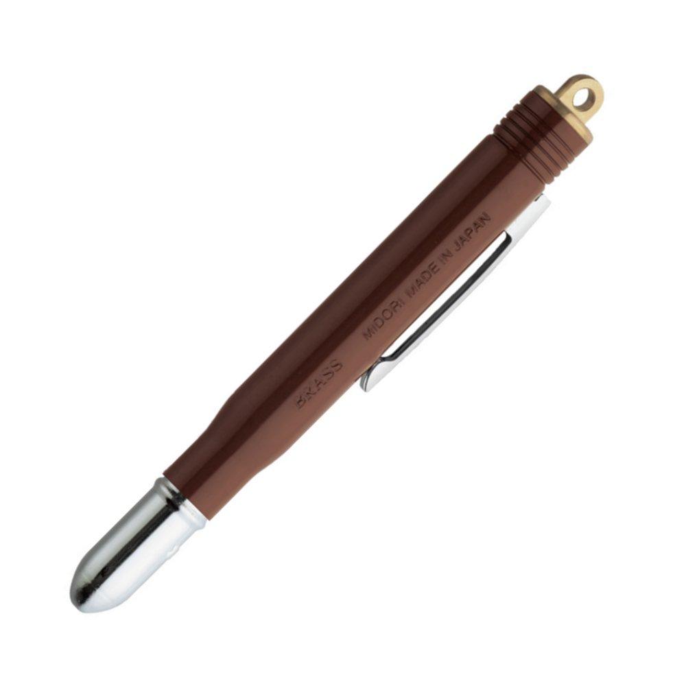 

Midori Brass Ballpoint Pen Brown 36619006