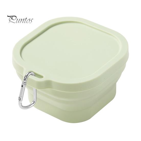 

Многофункциональная миска объемом 400 мл, нескользящая, складная, пищевая, с подвесным крючком, силиконовая чаша, которую можно мыть в посудомоечной машине