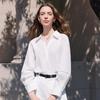 Betu Women's French Style White Shirt Top