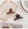 French Woman Exquisite Version Gold Label Small Acetate Hair Claws Barrettes Lady Trendy Side Clips Girls Hair Accessories