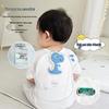 Toalha Infantil Cartoon Absorvente de Suor: Algodão, Almofada Traseira para Jardim de Infância, Gaze de Quatro Camadas para Bebê, Absorção para Bebês e Crianças Pequenas.