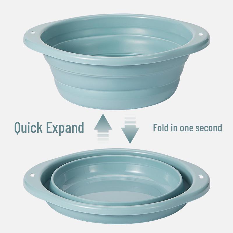 Portable Folding Baby & Household Washbasin for Travel and Dorms