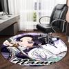 Customizable Demon Slayer6 Round Non-Slip Carpet - Ideal for Garden, Picnic, Office, Perfect for Decoration, Suitable For All Seasons