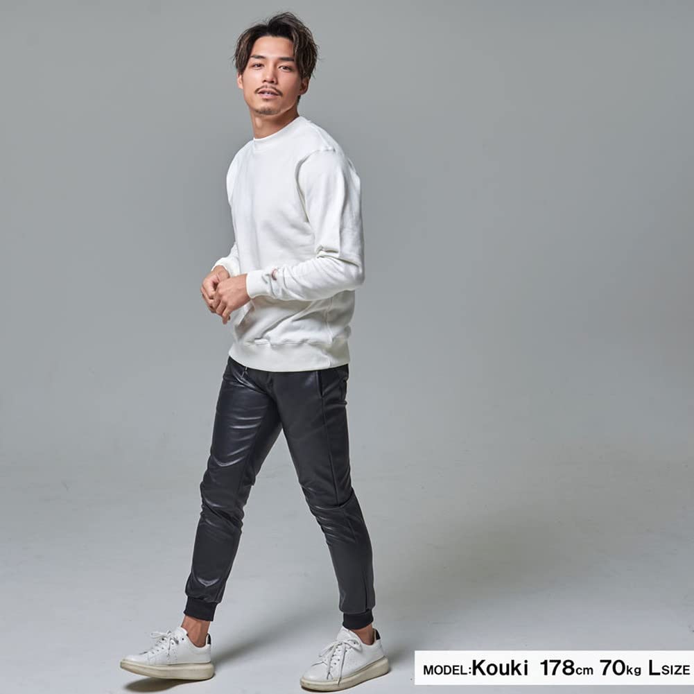 Unisex Crew USA 07 [Good Wear] Herren Sweatshirt, Rundhals, Baumwolle, Fleece, Einfarbig, 2W7-0520, XL, (O.WHT/Off White)