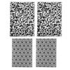 4PCS Plastic Embossing Folders Template  Card Making Scrapbooking Paper Tools