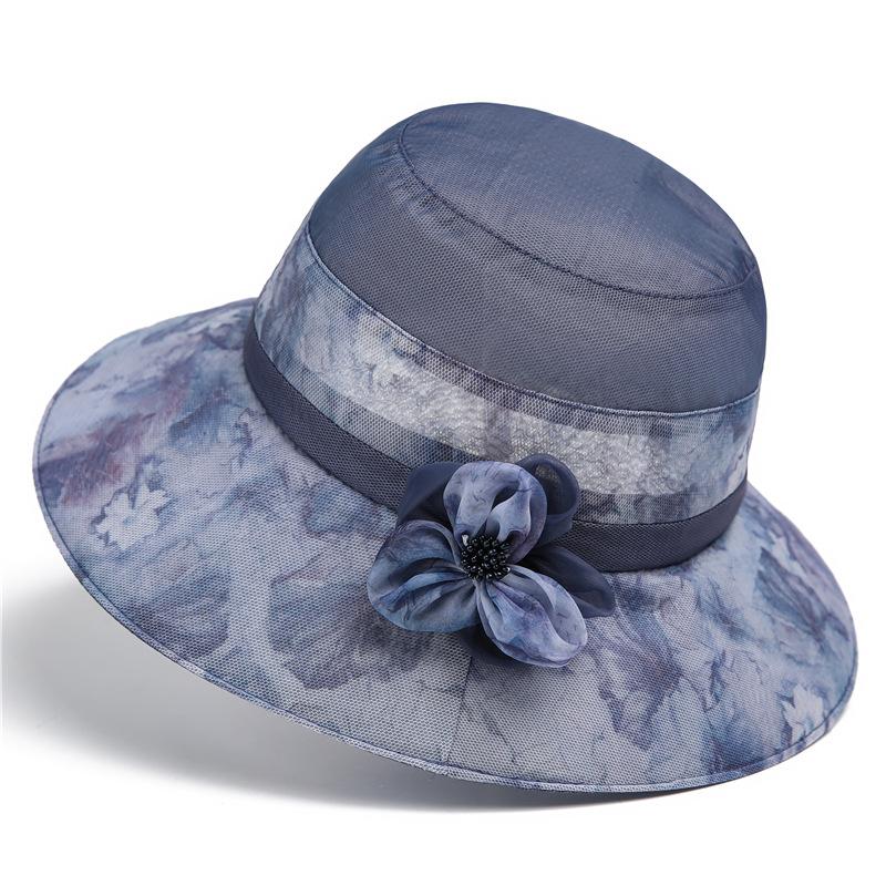 Summer big-brimmed sun hat women's sun hat spring and summer thin sunscreen basin hat