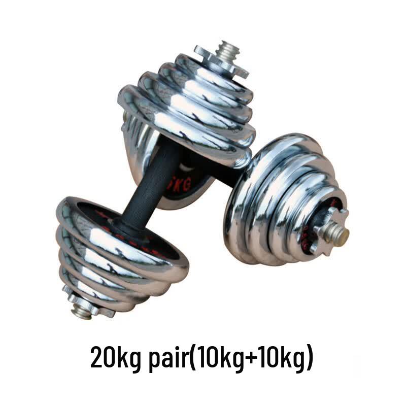 TLXT Solid Cast Iron Electroplated Dumbbell Set
