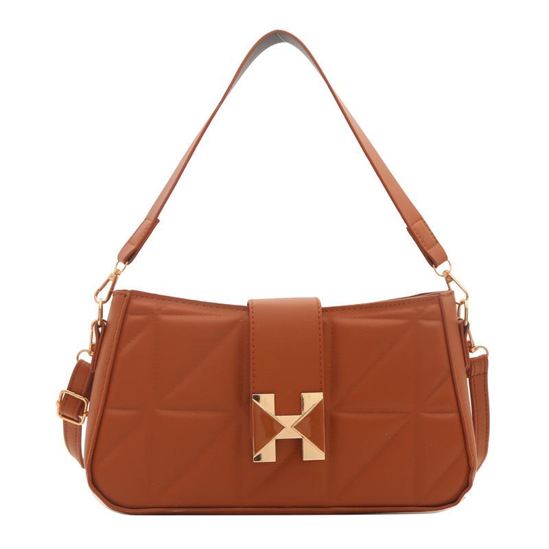 

Trendy Fashion Small Square Shoulder Bag For Women 2024 Spring New Diamond Pattern Crossbody Bag помаранчевий