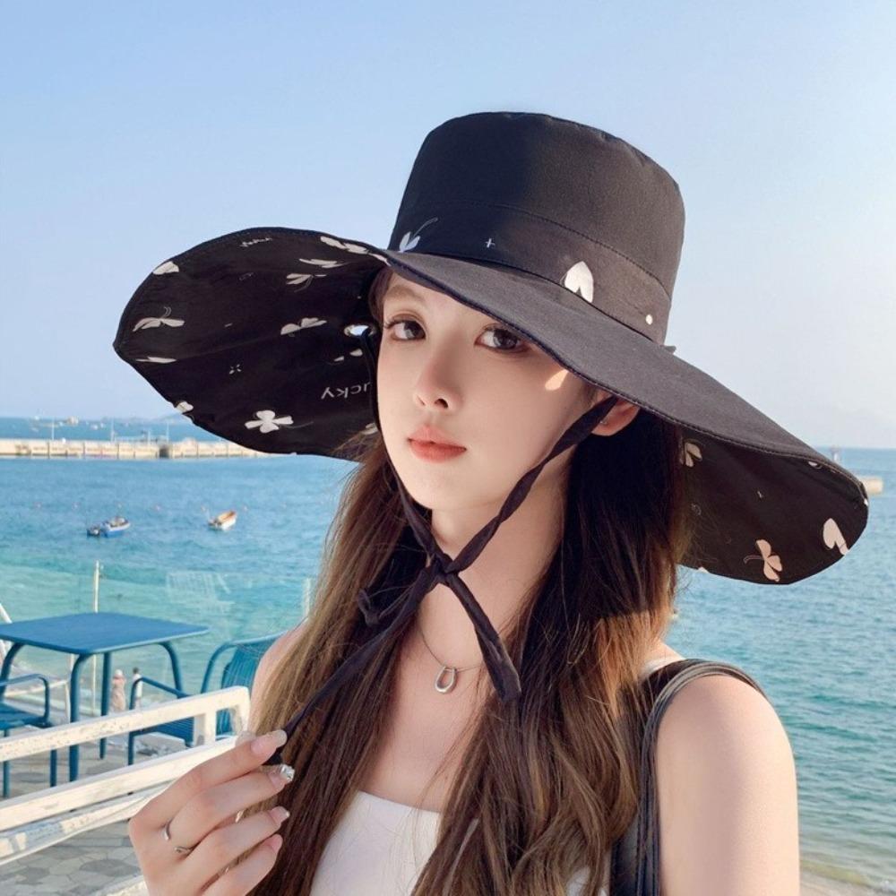 Anti-UV Visor Cap Anti-Sun Beach Hat New Bucket Hat Summer