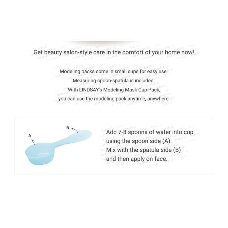 LINDSAY Maska modelująca w kubeczku - 8 rodzajów