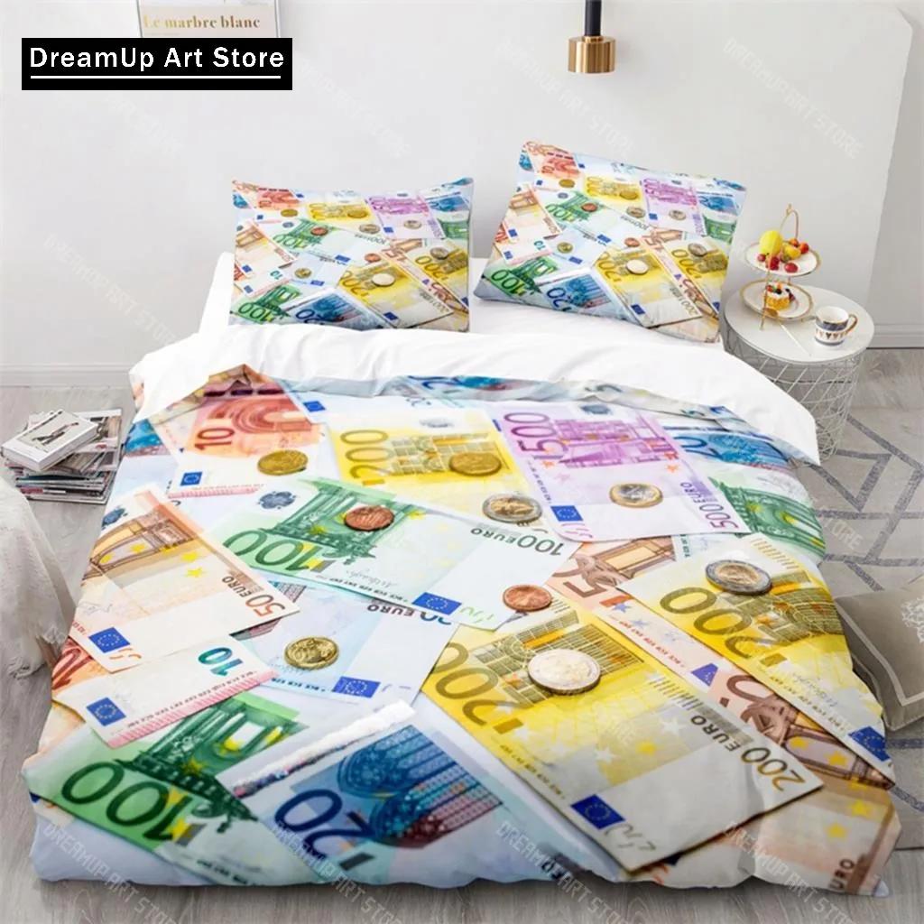 Dollar Money Duvet Cover Microfiber Dollar Bills Of United States Federal Reserve With The Portrait Of Ben Franklin Room Decor