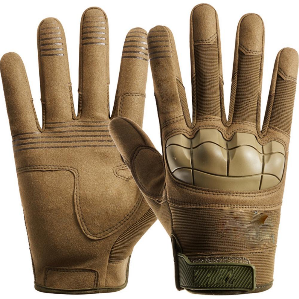 training touch screen special forces protection windproof non-slip wear-resistant cycling fitness gloves full finger