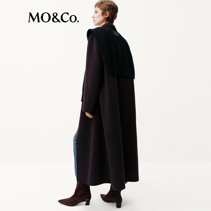 MO&Co. Women's British Style Wool Lapel Coat