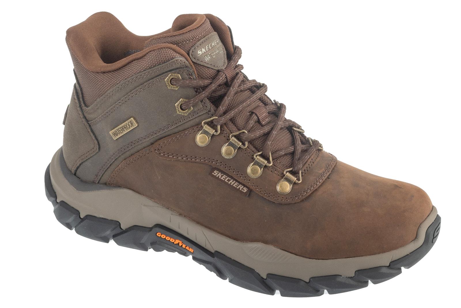 Skechers Santoro - Relic, Herren Braune Winterstiefel 43 Braun